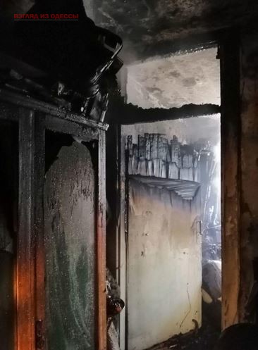 В Одессе в результате пожара погиб человек