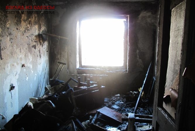 Пожар в многоэтажном доме унес жизнь ещё одного одессита