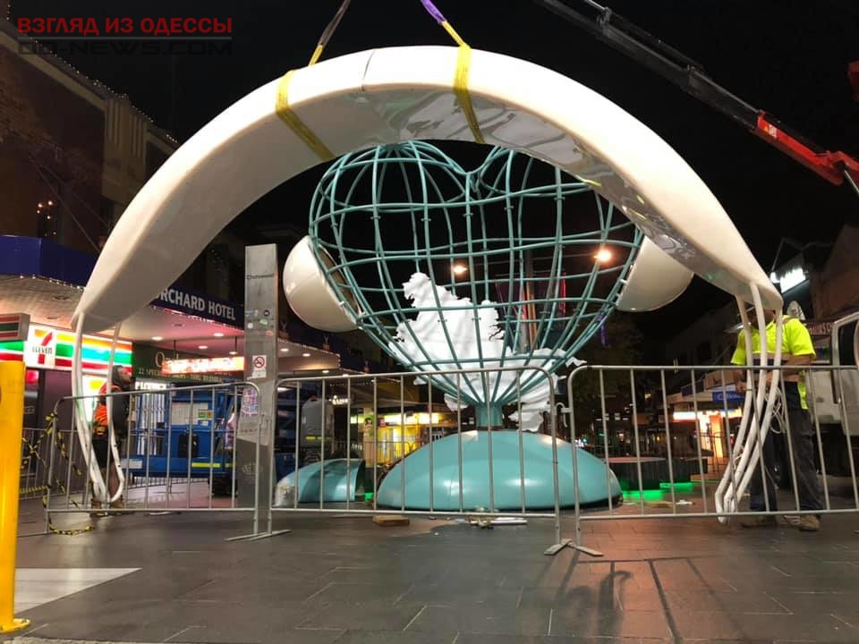 Одессит представил свою креативную инсталляцию в Австралии