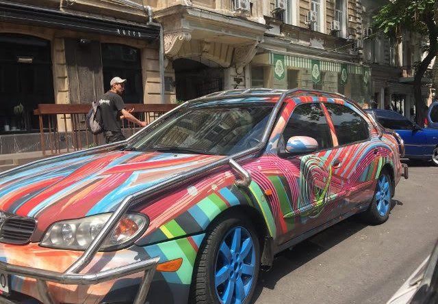 В Одессе замечен "фантастический" автомобиль