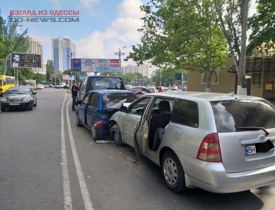 В Одессе водитель спровоцировал ДТП из-за потери сознания