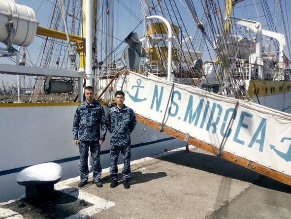 Одесские моряки проходят учение на румынском судне