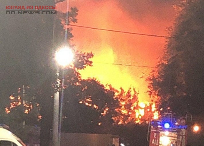 В Одессе загорелась больница для душевнобольных людей на Воробьева