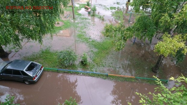 В одном из районных центров на Одесчине разбушевалась стихия