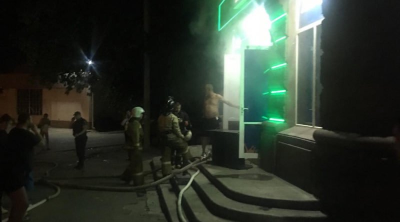 В Одессе «Лотомаркет» пострадал от хулиганской выходки