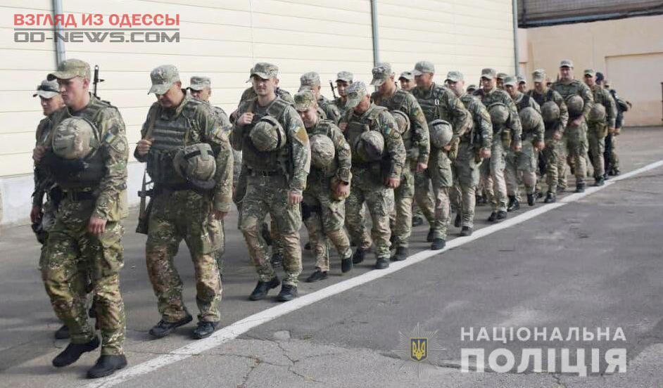 Из Одессы в зону боевых действий отправились бойцы "Шторма"