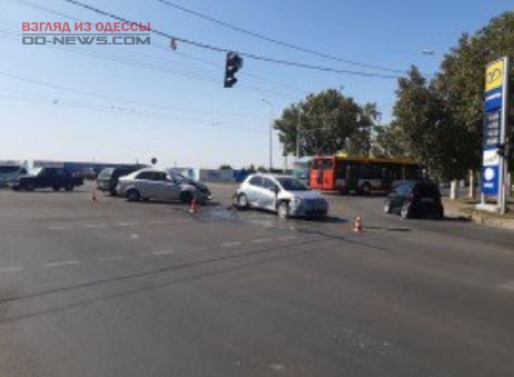 В аварии возле аэропорта "Одесса", пострадал ребенок