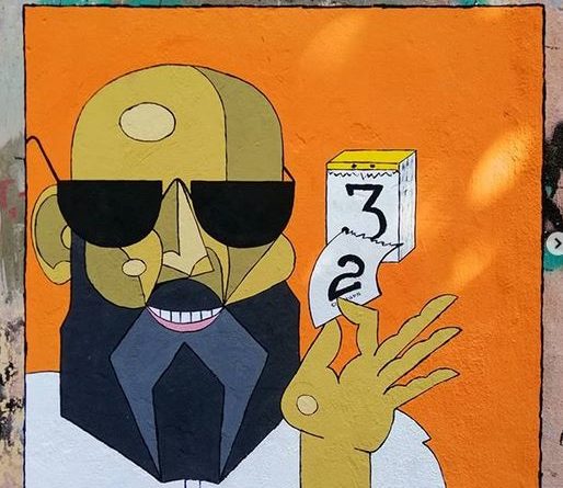 В Одессе новый стрит-арт посвящен одному из дней в календаре