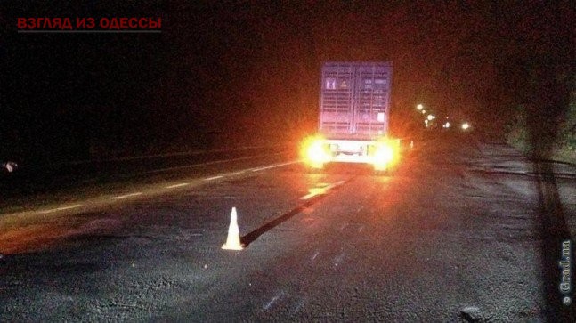 В Одесской области под колесами грузового авто погиб человек