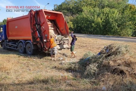 Коммунальные службы взялись за очистку въездов в Одессу