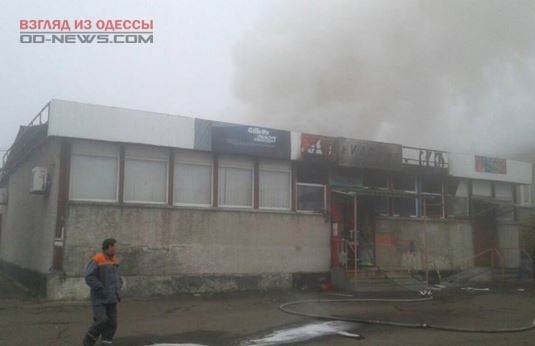В Одесской области огонь уничтожил магазин