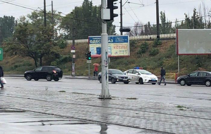 В Одессе у Пересыпи произошло столкновение четырех машин