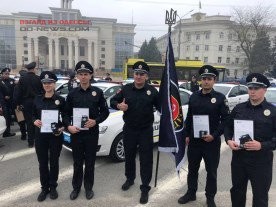 Одесские патрульные получили заслуженные награды
