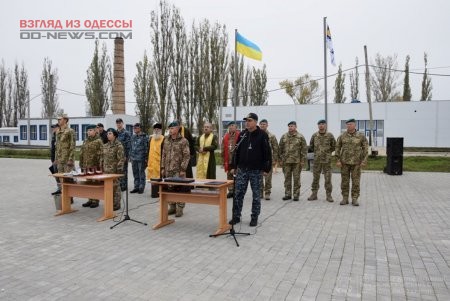 Под Одессой встретили военнослужащих из зоны боевых действий