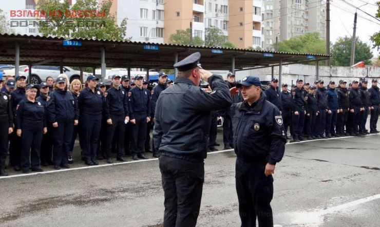 В Одессе будущие патрульные присягнули на верность