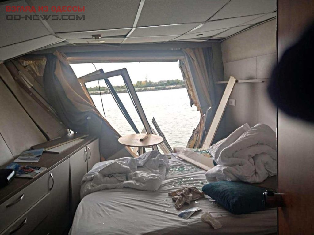 В Одесской области пострадало круизное судно