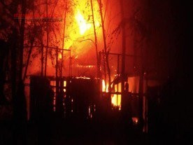 В Одесской области горел продуктовый магазин