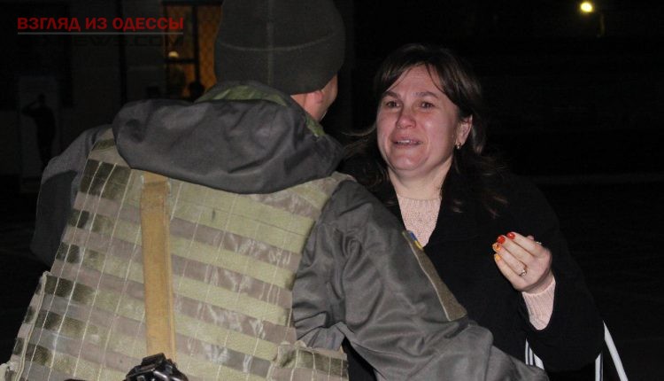 В Одессе встретили бойцов, вернувшихся с боевых действий на востоке Украины