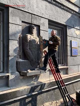 Odessans harshly spoke out about dismantling the bas-relief to Marshal of Victory Zhukov