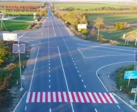 В Одесской области пешеходные переходы оборудовали солнечными панелями