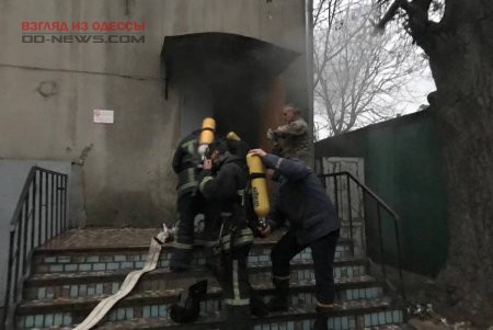 В Одессе в ПТУ горело помещение учебного класса