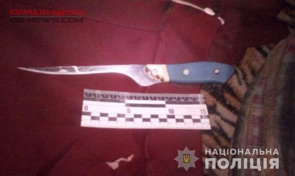 В Одесской области женщина напала с ножом на свою мать