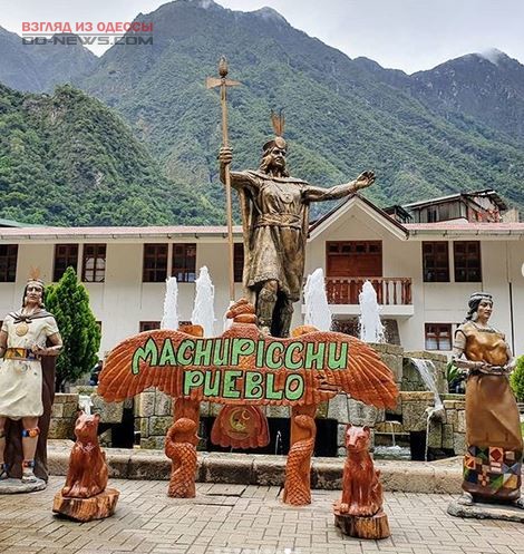 Одессит на велосипеде посетил древний город в горах Мачу Пикчу
