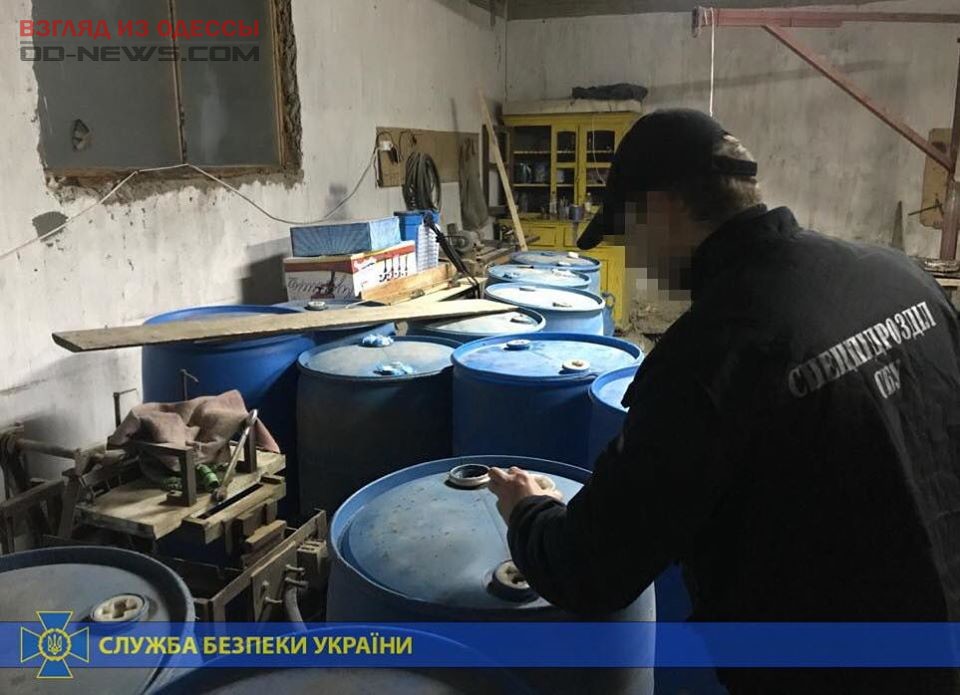 В Одесской области обнаружили нелегальный канал поставки спирта