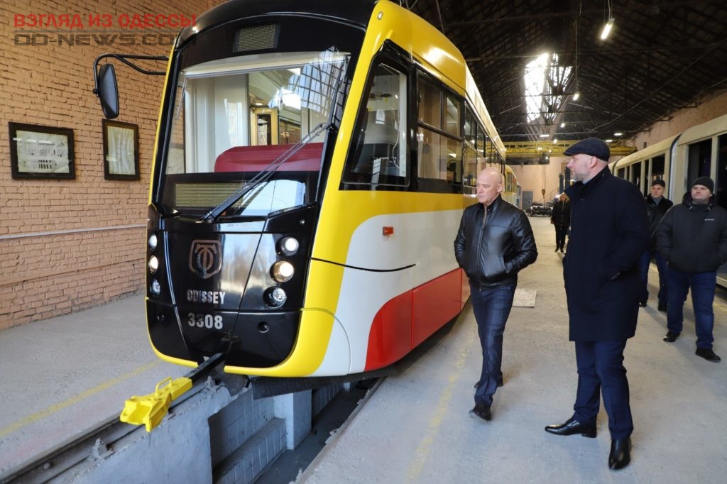 В Одессе собран ещё один вагон нового трамвая Odissey 