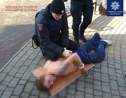 В Одессе задержали неадекватного мужчину