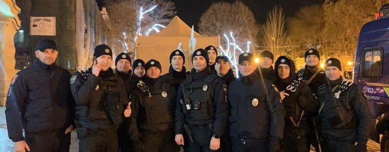Полиция Одессы подвела итоги празднования в новогоднюю ночь