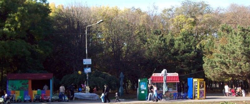 В Одессе произошел пожар в парке на территории детских аттракционов