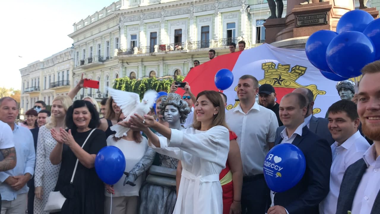 Татьяна Плачкова поздравила Одессу