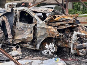 Результати ворожого удару по Одесі: знищена автомобільна стоянка