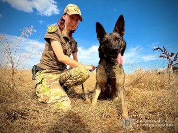 В Одеській області службова вівчарка Ельза врятувала життя пенсіонеру