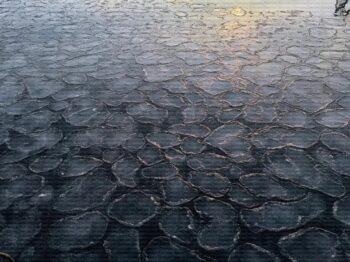 Морози перетворили одеське узбережжя на арктичний пейзаж