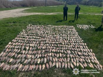 На Одещині затримали рибалку з забороненими сітками