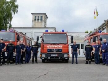 Німецькі партнери передали Одесі новий пожежно-рятувальний автомобіль