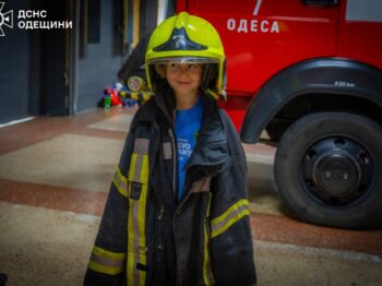 Дошкільнята відвідали пожежну частину в Одесі